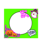 ハロウィンのフレーム（個別スタンプ：2）