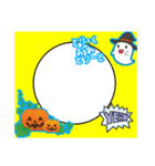 ハロウィンのフレーム（個別スタンプ：5）
