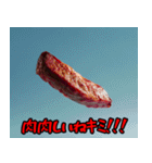 【空ステ】空飛ぶステーキのスタンプ（個別スタンプ：8）