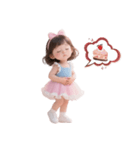 ハンナのかわいい表情スタンプ（個別スタンプ：24）