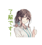 在宅ワーカーな社畜ちゃん♡愚痴（個別スタンプ：34）