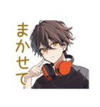 黒猫系男子★ゲーマーな日常（個別スタンプ：6）