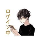 黒猫系男子★ゲーマーな日常（個別スタンプ：10）