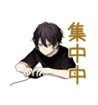 黒猫系男子★ゲーマーな日常（個別スタンプ：27）