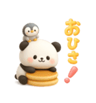 パンダ＆ペンギンのほっこりトーク（個別スタンプ：9）