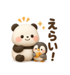 パンダ＆ペンギンのほっこりトーク（個別スタンプ：25）