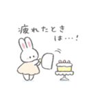 スイーツふんわりうさちゃん（個別スタンプ：16）