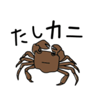 海の生きものたちで一言（個別スタンプ：7）