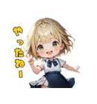金髪ギャルJKスタンプ（個別スタンプ：2）