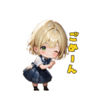 金髪ギャルJKスタンプ（個別スタンプ：13）