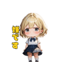 金髪ギャルJKスタンプ（個別スタンプ：26）