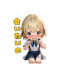 金髪ギャルJKスタンプ（個別スタンプ：27）