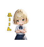 金髪ギャルJKスタンプ（個別スタンプ：30）