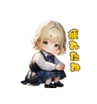 金髪ギャルJKスタンプ（個別スタンプ：35）