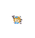 かわいい女の子 チビ スタンプ（個別スタンプ：5）