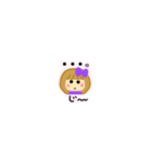 かわいい女の子 チビ スタンプ（個別スタンプ：20）