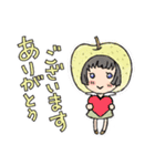 くだもの女子 No.1（個別スタンプ：2）