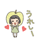 くだもの女子 No.1（個別スタンプ：3）