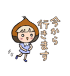 くだもの女子 No.1（個別スタンプ：18）