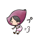 くだもの女子 No.1（個別スタンプ：21）