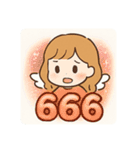 エンジェルナンバーの魔法（個別スタンプ：6）