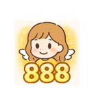 エンジェルナンバーの魔法（個別スタンプ：8）