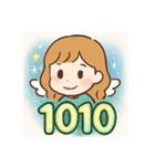 エンジェルナンバーの魔法（個別スタンプ：10）