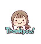 動く*娘ちゃん* 定番リアクション（個別スタンプ：7）
