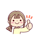 動く*娘ちゃん* 定番リアクション（個別スタンプ：8）