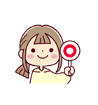 動く*娘ちゃん* 定番リアクション（個別スタンプ：17）