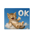 飛び出す！夏のネコたちにゃんだふる～♪（個別スタンプ：7）