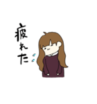 ゆるく返信女子（個別スタンプ：18）