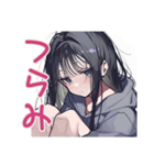 陰キャ女子の脳内ひとり反省会（個別スタンプ：12）