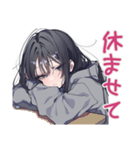 陰キャ女子の脳内ひとり反省会（個別スタンプ：31）