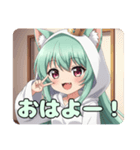カラフルみなみちゃんスタンプ（個別スタンプ：6）