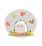 ずっと使える♡秋にやさしいシマエナガ（個別スタンプ：32）