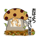 笑顔を運ぶ猫たち ♡ほっこり秋（個別スタンプ：6）
