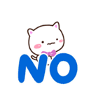 シロネコすたんぷ☆英語付（個別スタンプ：10）