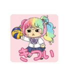 コギャル✖️バレーボール（個別スタンプ：9）
