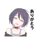 毎日使えるロック系女子スタンプ（個別スタンプ：3）