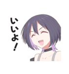 毎日使えるロック系女子スタンプ（個別スタンプ：10）