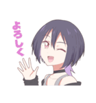 毎日使えるロック系女子スタンプ（個別スタンプ：12）