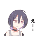 毎日使えるロック系女子スタンプ（個別スタンプ：35）