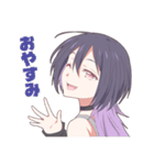 毎日使えるロック系女子スタンプ（個別スタンプ：39）
