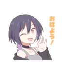 毎日使えるロック系女子スタンプ（個別スタンプ：40）