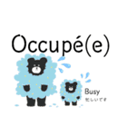 可愛い簡単フランス語と英語 日本語にも（個別スタンプ：33）