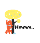 可愛い簡単フランス語と英語 日本語にも（個別スタンプ：36）