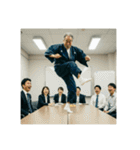 色んなところで踊るお爺（個別スタンプ：8）