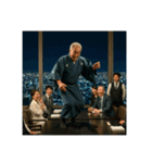 色んなところで踊るお爺（個別スタンプ：30）
