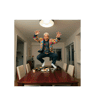 色んなところで踊るお爺（個別スタンプ：36）